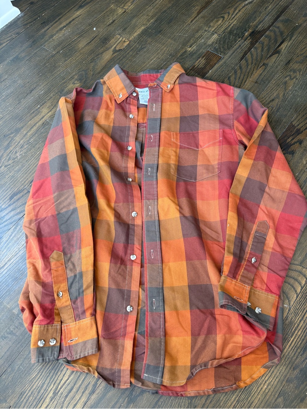 Plaid button down